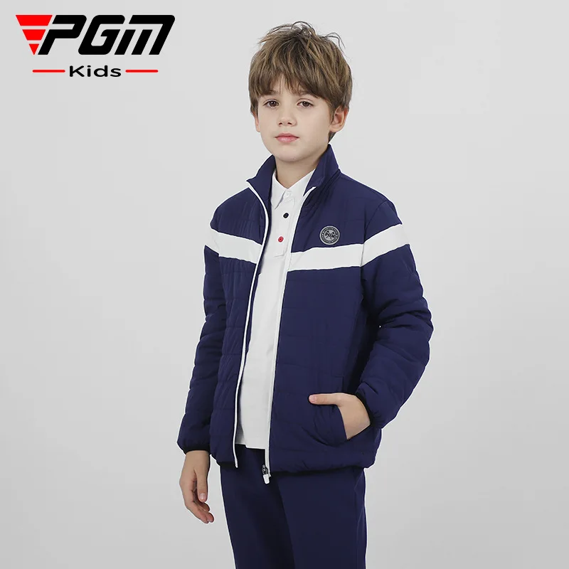 

PGM Children Golf Clothing Boys Long Sleeve Coat Comfortable Fashion Windproof Warm Sport Jacket YF507 Wholesale