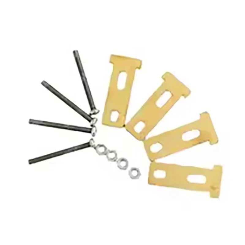 TT reducer motor fixed bracket T-shaped head with M3 * 30 screws and nuts intelligent car chassis acrylic bottom plate