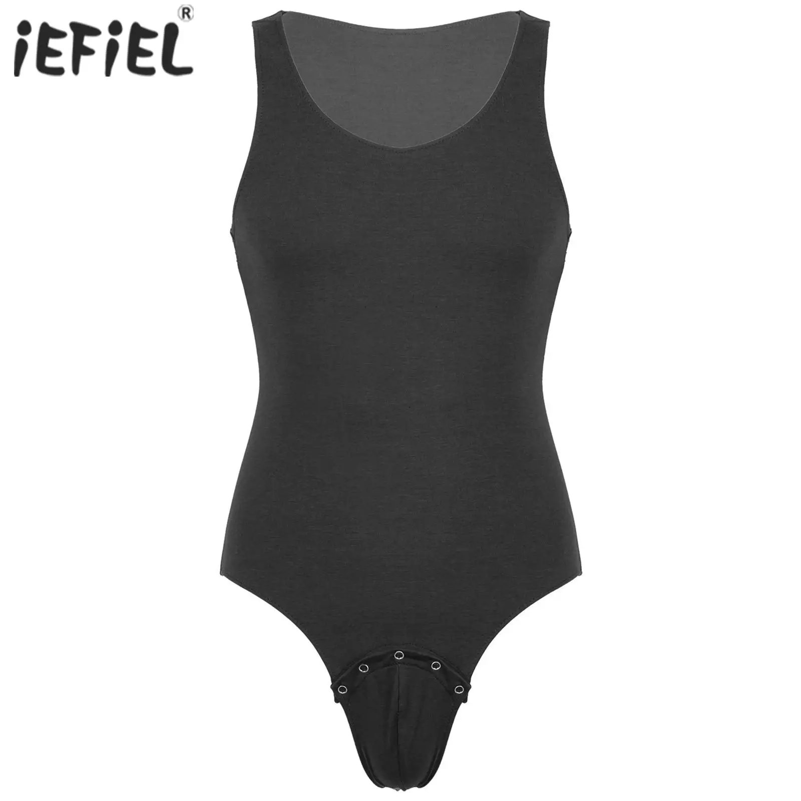 Mens Lingerie Baby Lover Crotch Jockstraps Bulge Pouch Tank Tops Jumpsuit Bodysuit Gym Fitness Gymnastics Vest Shirt Bodysuit