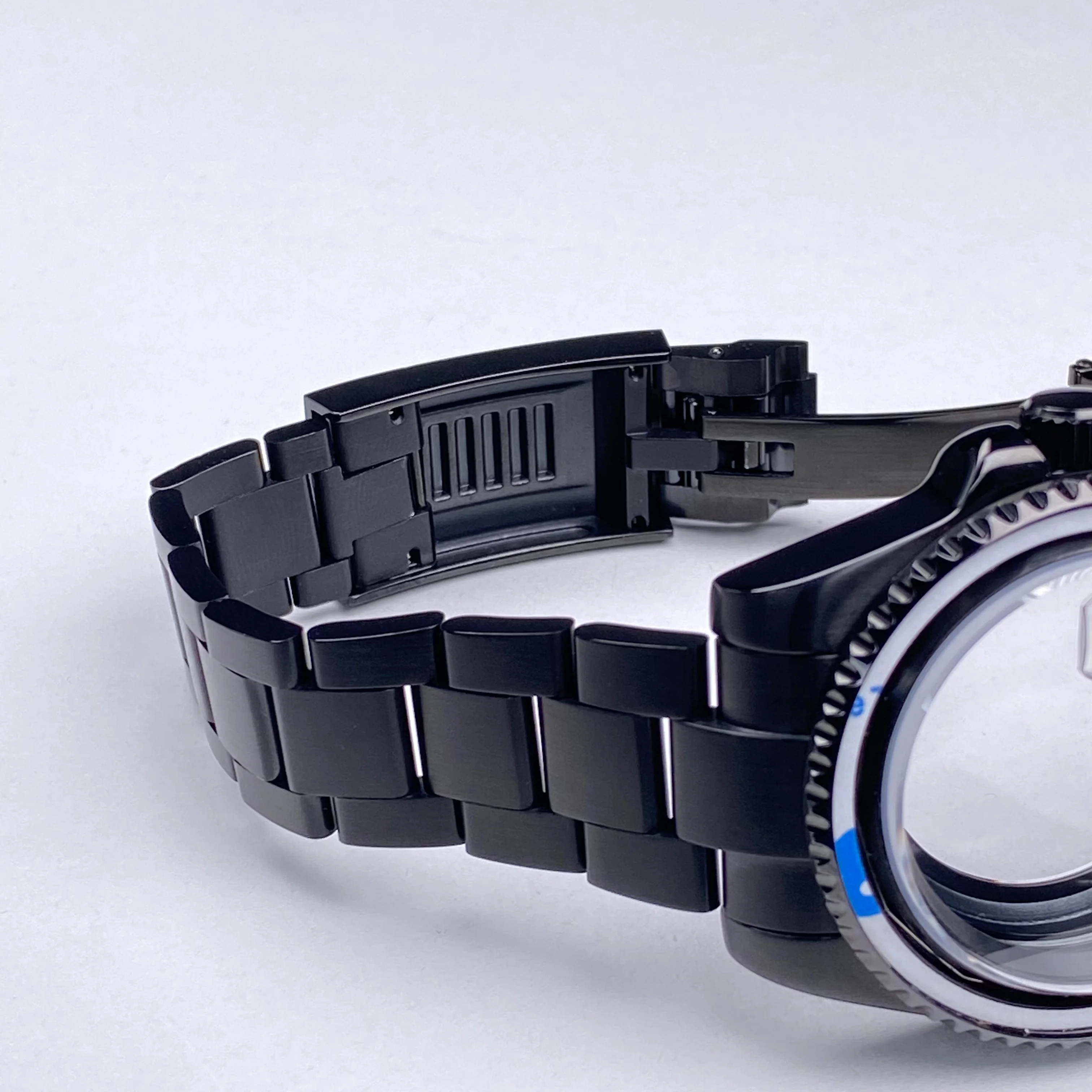 NH34 watch Case 40MM Watch Accessories With Strap Sapphire Crystal Waterproof for GMT/SUB NH35 NH34 NH36 Movement 28.5 Dial