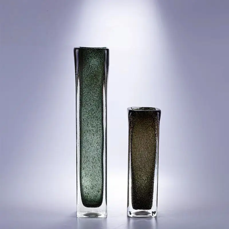 

Modern simple glass handmade vase, flower arrangement dried flower device, creative ornament for decoration