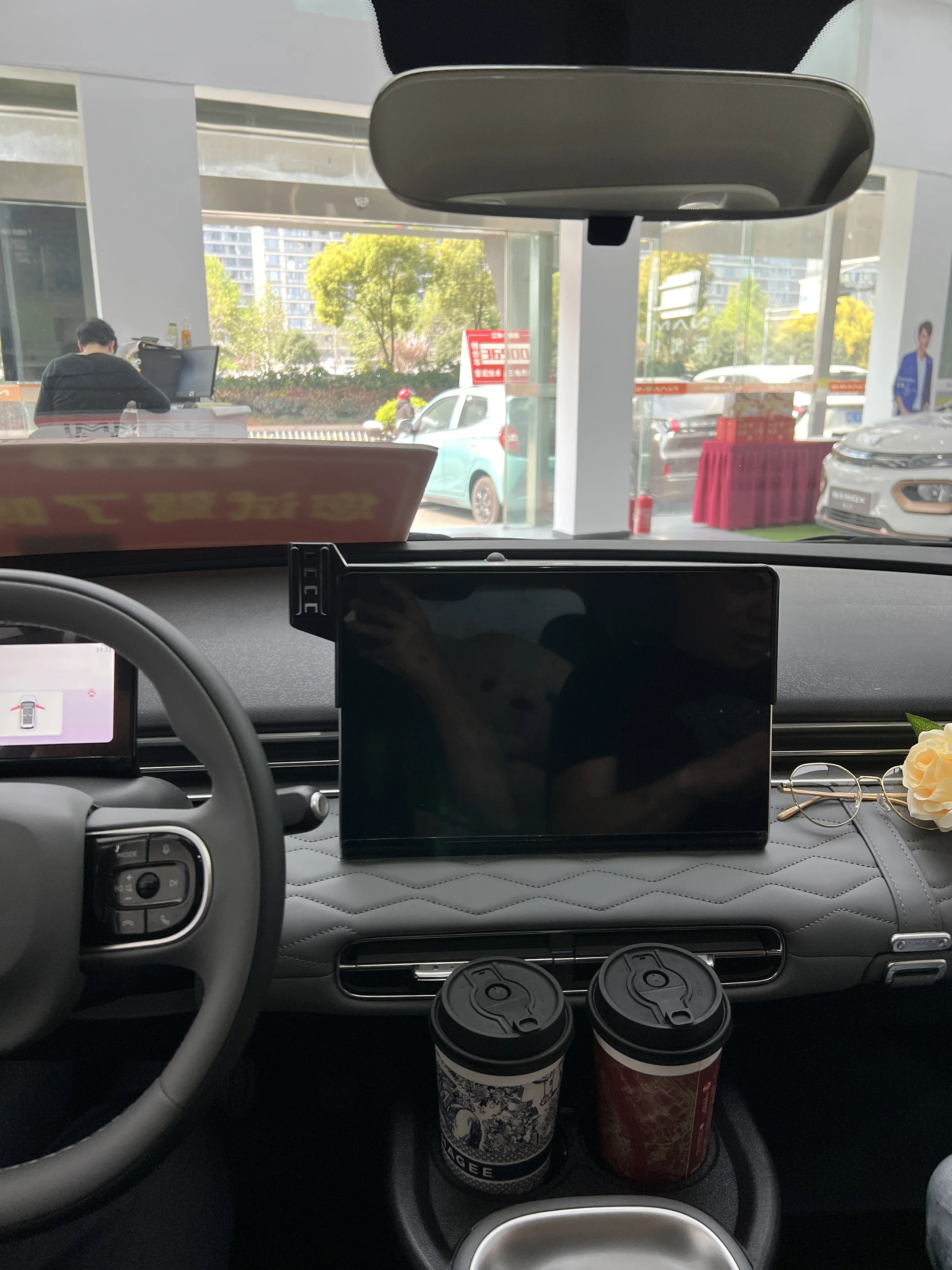 

Car Cell Phone Holder Special Fixed Bracke Base For Dongfeng Nammi Box S31 2024 12.8 Inch For Car Auto Interior Accessories