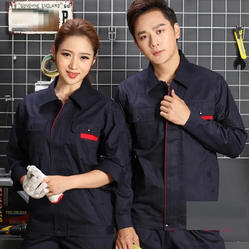 Work Clothing Set For Men Long Sleeves Worker Uniforms Auto Repairmen Working Coveralls Factory Workshop Workwear Spring Autumn