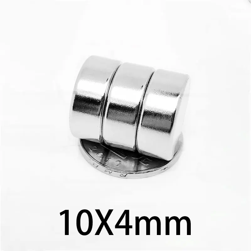 10/20/50/100/150/200PCS 10x4 mm Disc Strong  Powerful Magnetic Magnets N35 10x4mm Small Round Neodymium Permanent Magnet 10*4