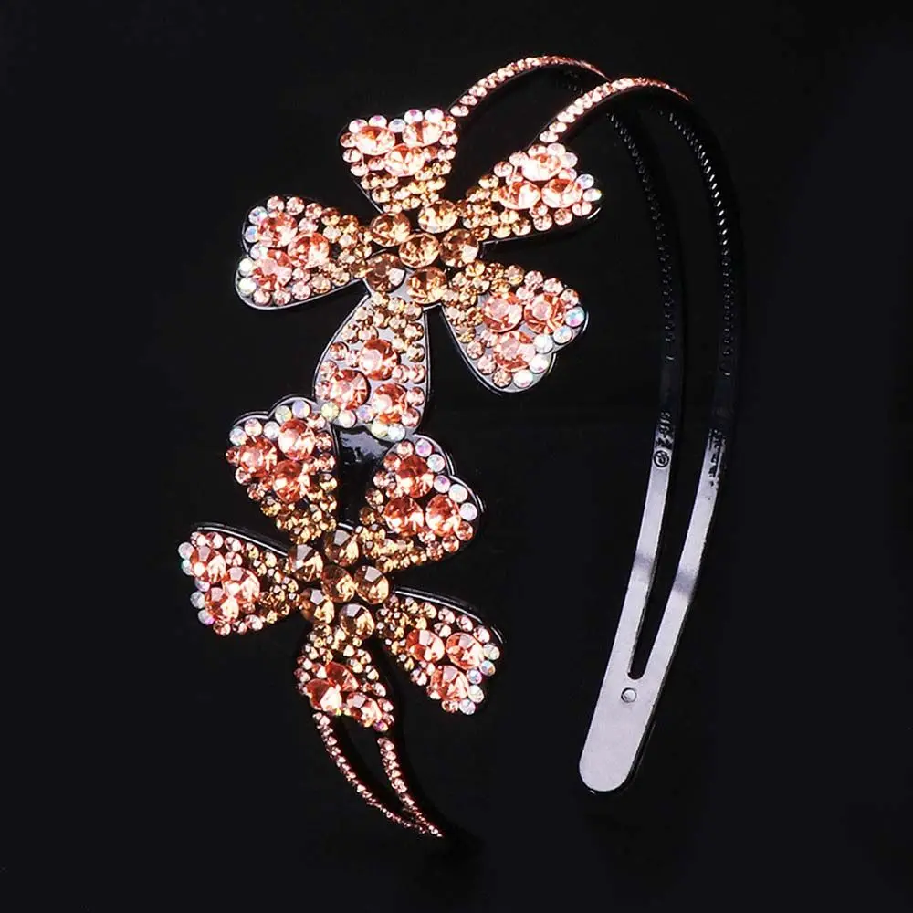 

Headwear Domand Hair Hoop Girl Headband Non-slip Summer Flower Headband Women Hair Hoop Korean Hairbands Rhinestone Headband