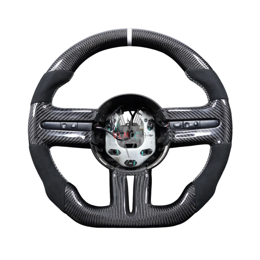 

Carbon Fiber Steering Wheel for Ford Mustang 2005-2014 Custom Sport Upgrade Replacement Interior Accessories GT V6 V8 Shelby