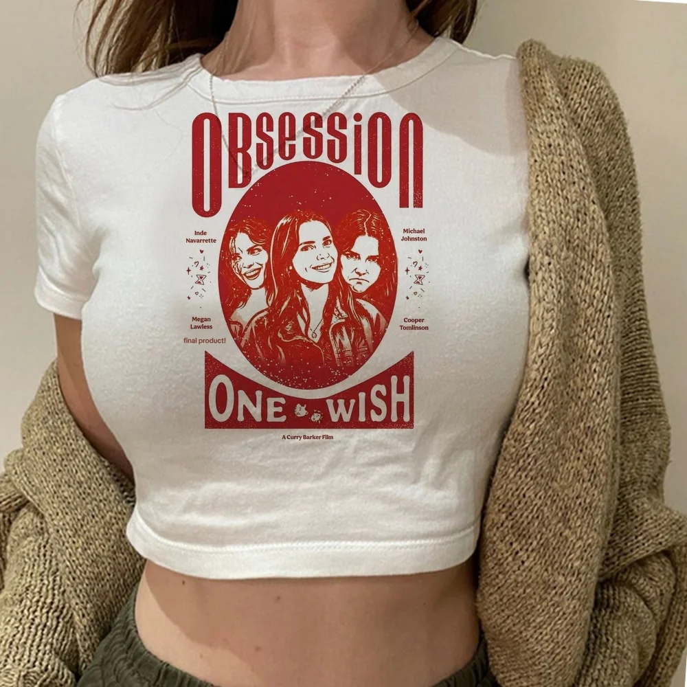 One Wish Willow cropped top teen y2k anime alternative  summer goth shirt kawaii scene  funny vintage y2k