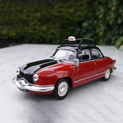 1/43 Alloy Panhard Paris Taxi Diecast Model Car Model Classic Collection Christmas or BirthdayGifts Toys for Boys