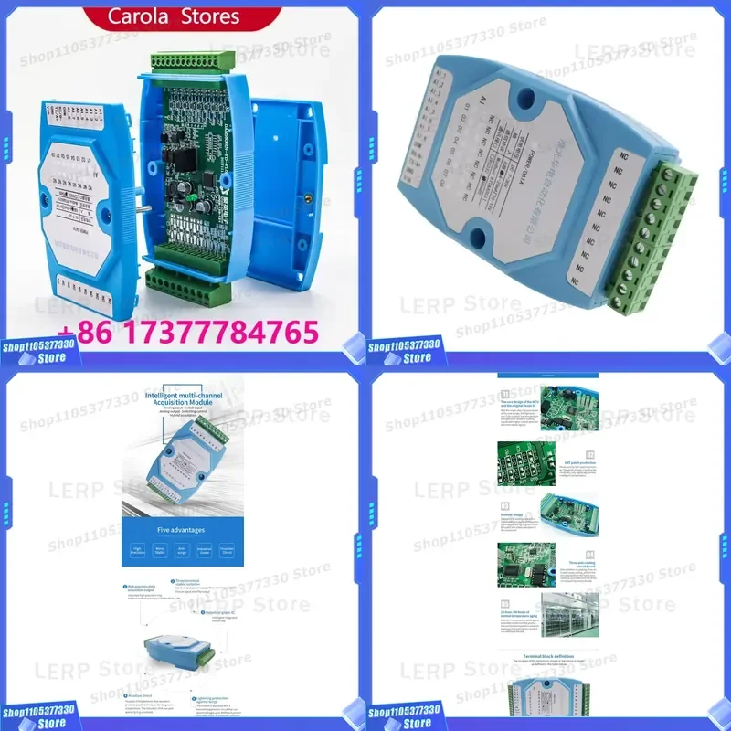 RS485 Modbus Analog Linear Acquisition Module Multi-channel Remote Industrial Data Collection Equipment