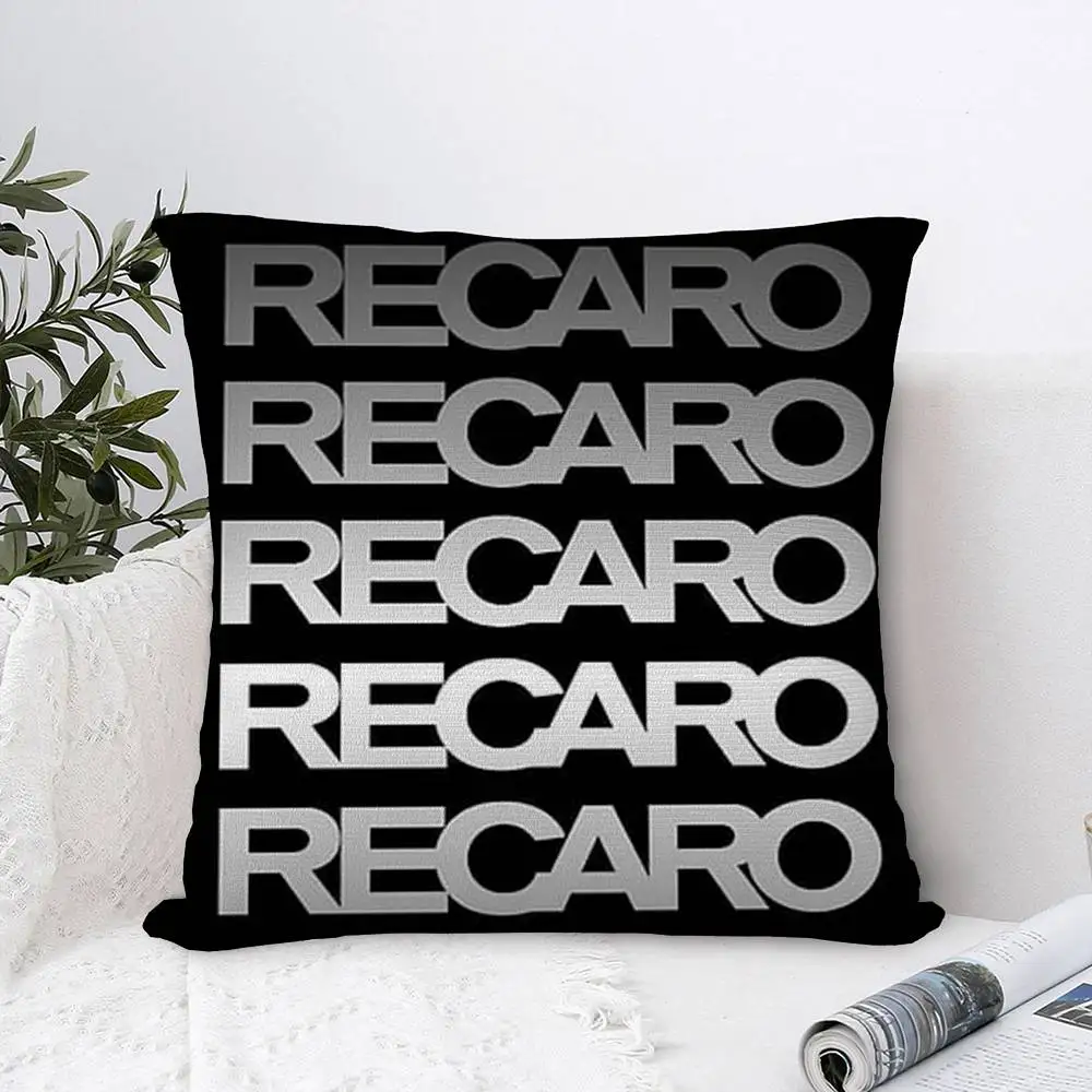 Klassieke R-Recaros Hot Kussensloop Pluche Stof Zacht Kleurvast Dubbelzijdig Print Korte Pluche Thuis Bank Kussenhoes Gooi