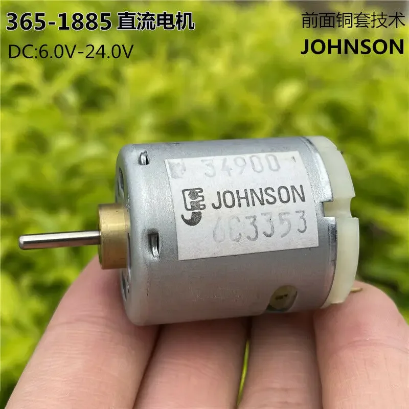 JOHNSON 34900 RS-365 Carbon Brush Motor DC12V-24V 25800RPM High Speed for Hair Dryer Heat Gun/ Toy Car Boat Models