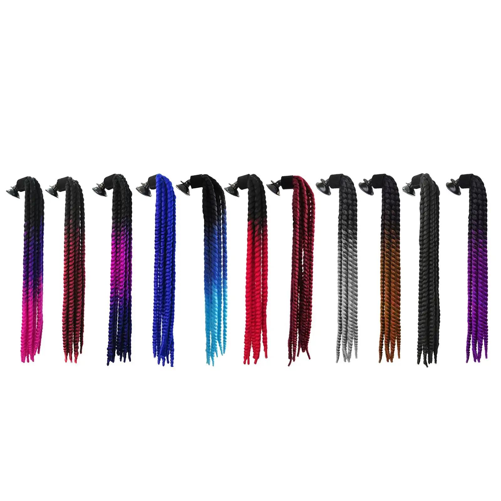 Dreadlocks Dreadlocks Ponytail Braid Motocross Punk Hair Decoration