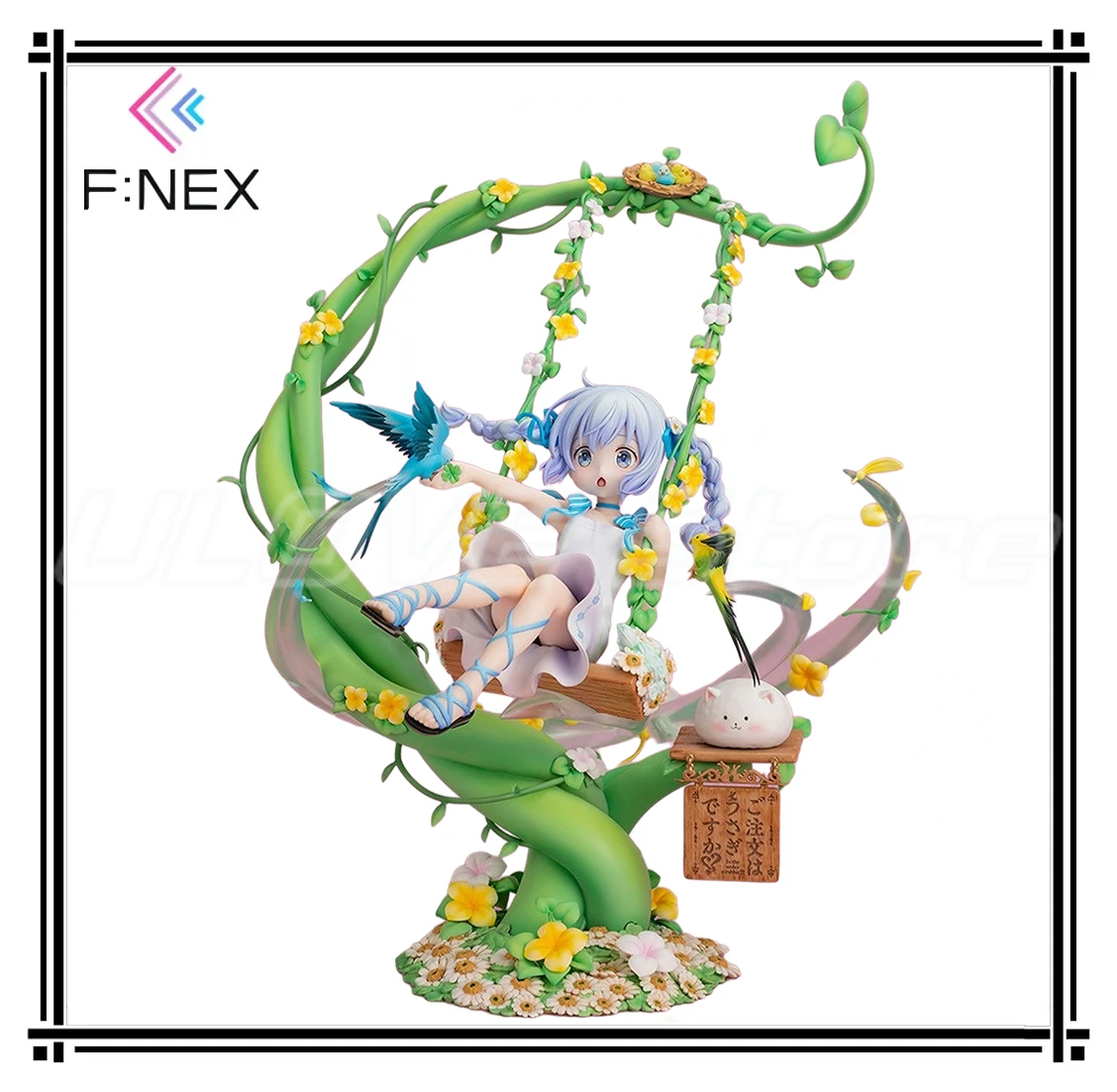 

Original F:NEX Are You Going To Have Some Rabbit Today Kafuu Chino Anime Figure Model Gift