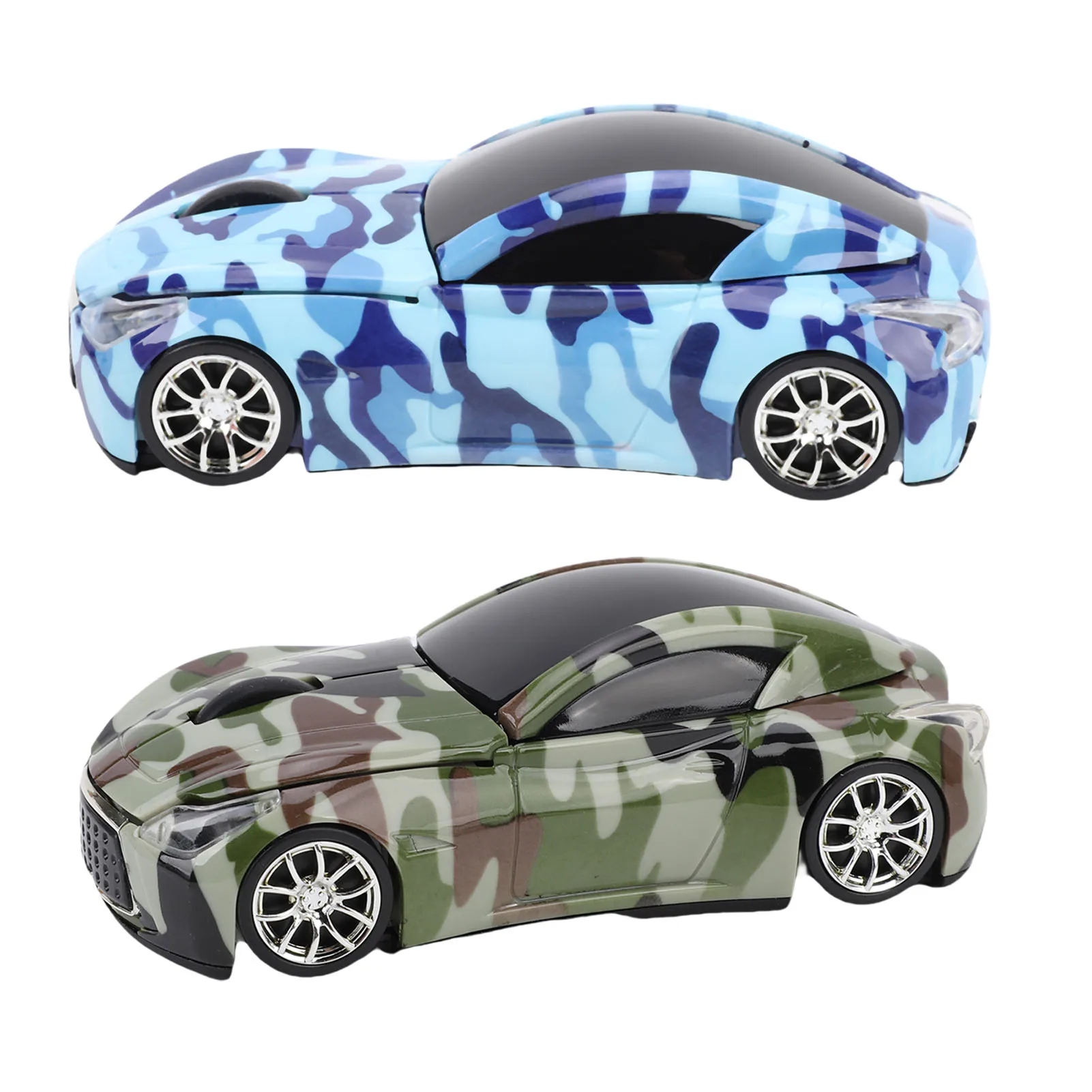 Sports Car Shaped Computer Mouse 1600 DPI Optical Sensor 2.4 GHz Wireless Mouse with USB Receiver for PC Laptop Notebook