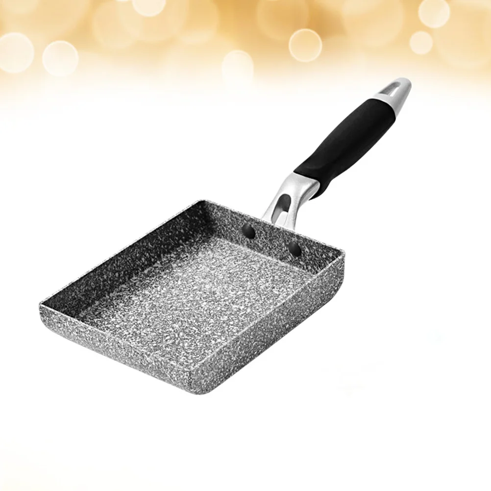 

Nonstick Rectangular Tamagoyaki Pan Premium Maifanite Stone Coating Heavy Omelette Frying Pan for Fire Stove Induction