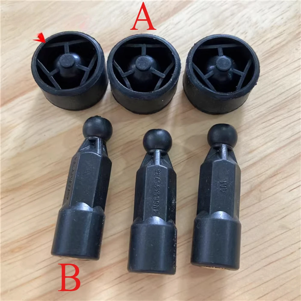 For Ford Focus 2005-09 Engine Upper Cover Plate Screw Buckle Bracket Bolt Leather Pad