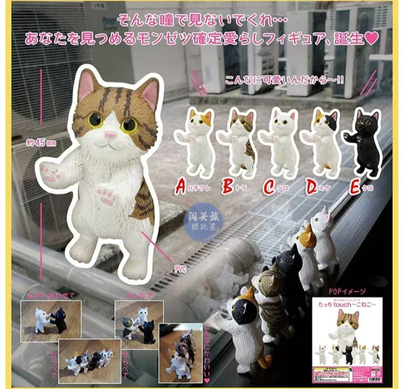 Original Kawaii Kitan Club Gashapon Figure Cute Bunny Stand Cat Mini Animal Figurine Anime Decor Capsule Toys