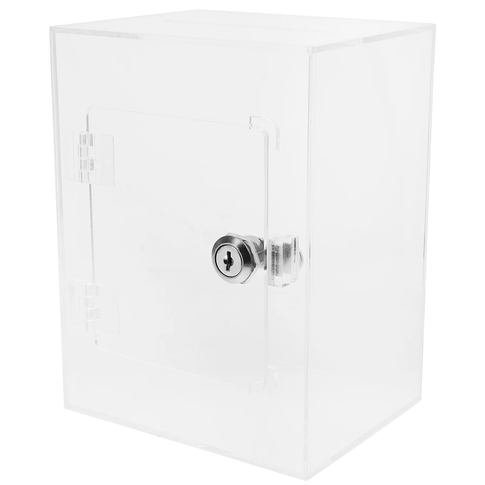 

Counting Money Jar Transparent Piggy Bank Toy with Key Travel for Adults