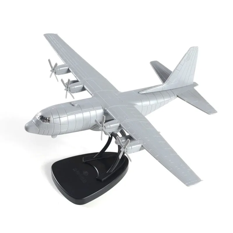 4D 1/144 US C-130 Hercules Transport Aircraft Warplane Toy Easy Assembly Military Model Gift for Boy