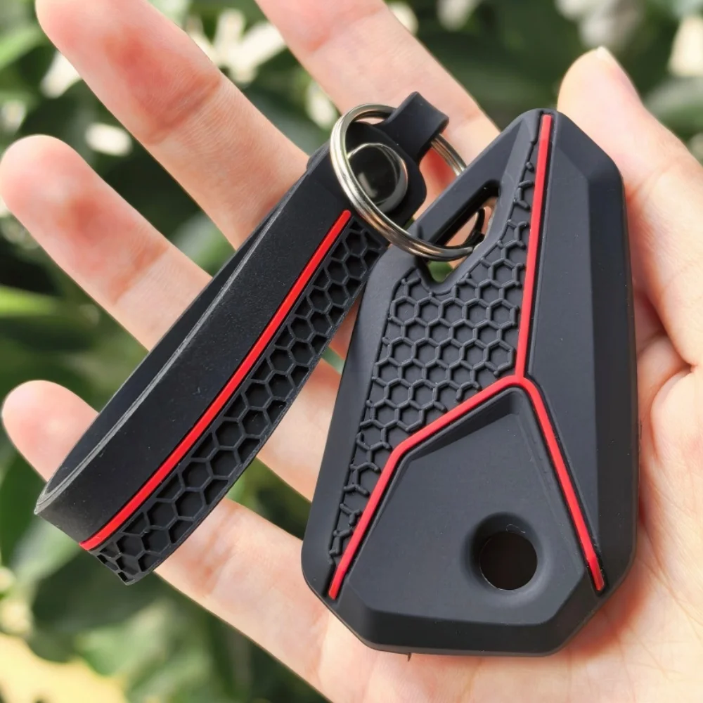 Modified Hot Sale Silicone Remote Key Cover Case for Yamaha Suzuki Kawasaki Agusta Honda Motorcycle Holder Keychain Accessories