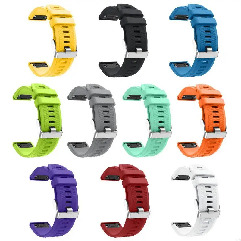 U13B Soft Silicone Band for Fenix5 935 Sport Watch Wrist Strap Loop Bracelet Waterproof Belt Sweatproof Waterproof