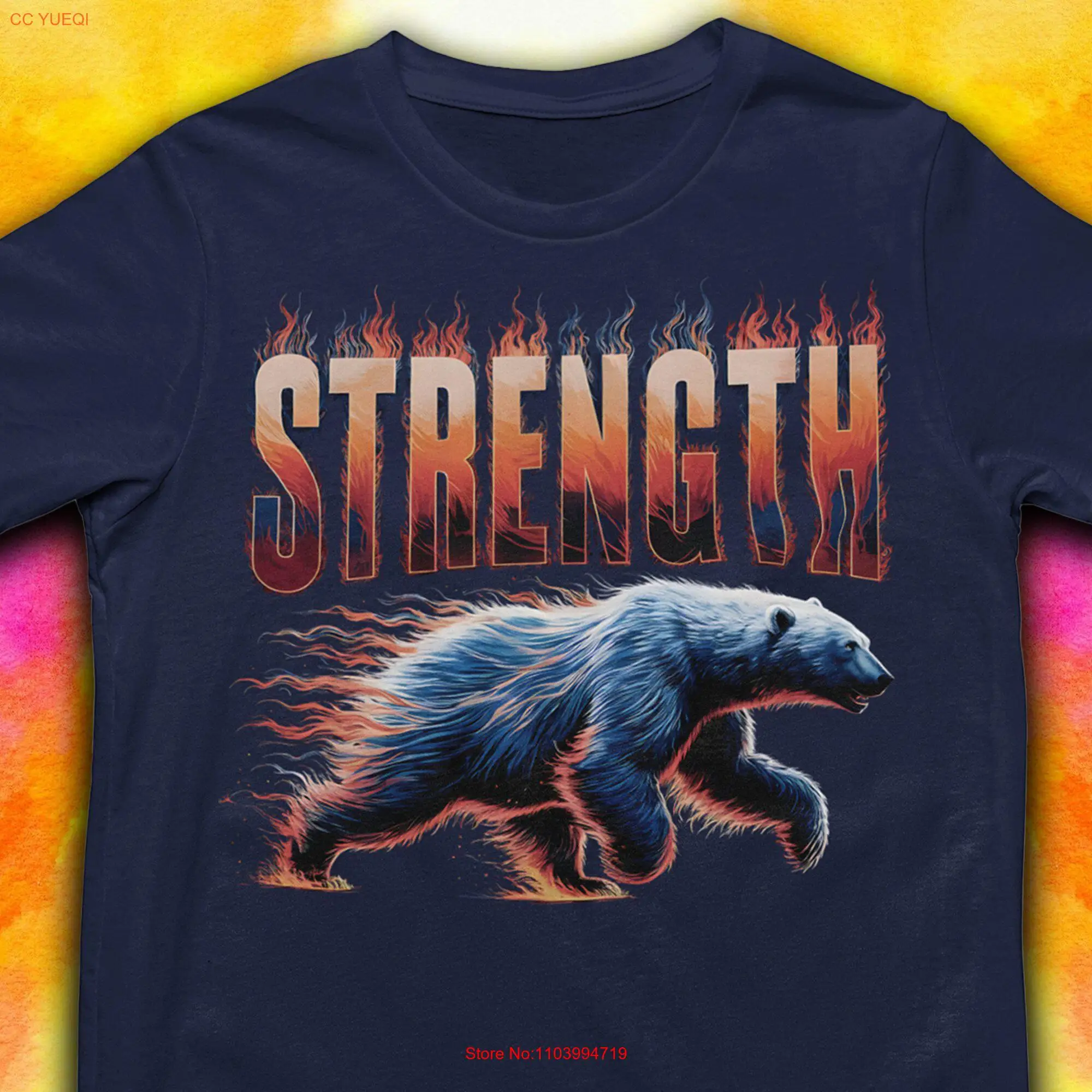 

Футболка с белым медведем Best Snowy Nature Wild Cool Squad, длинные или короткие рукава