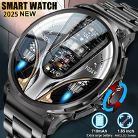 2025 Men 710Mah Smart Watch Full Touch Screen Sport Fitness Tracker IP68 Waterproof Bluetooth Smartwatch for Men Women Smart