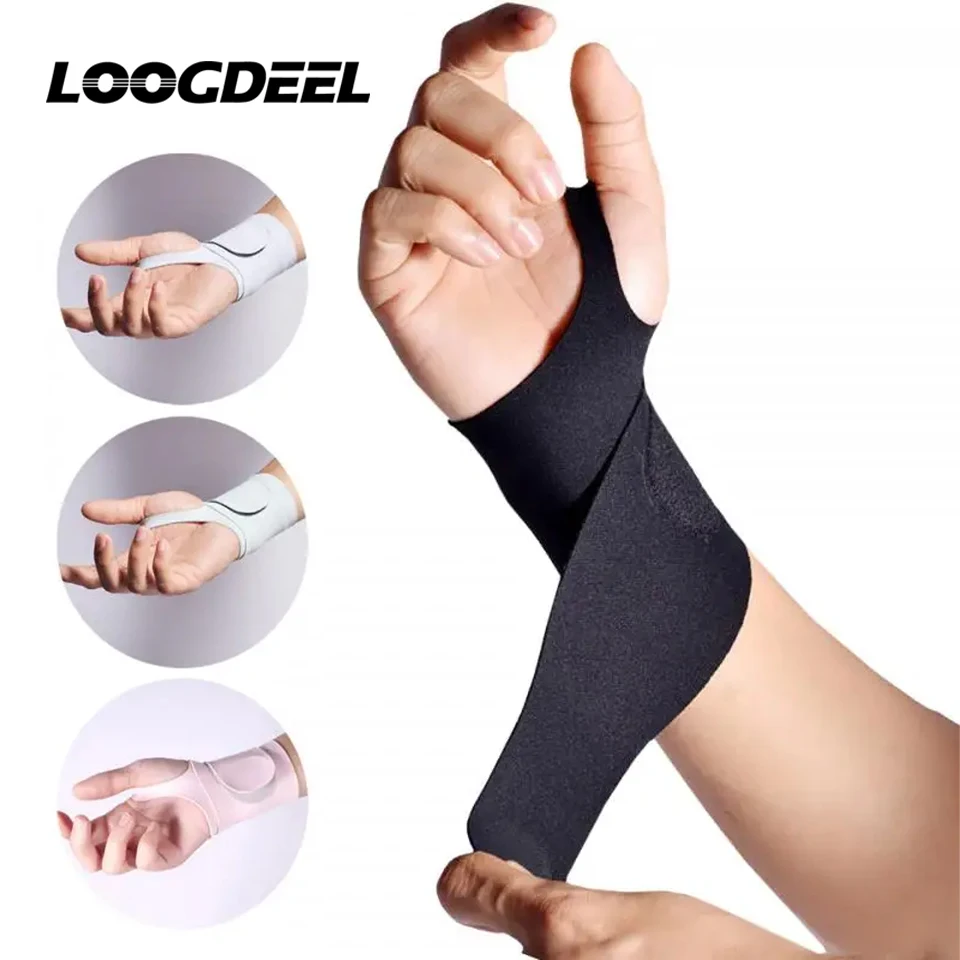 1Pcs Adjustable Thin Compression Wrist Brace Guard Sprain Tendon Sheath Pain For Men Women Exercise Safety Support