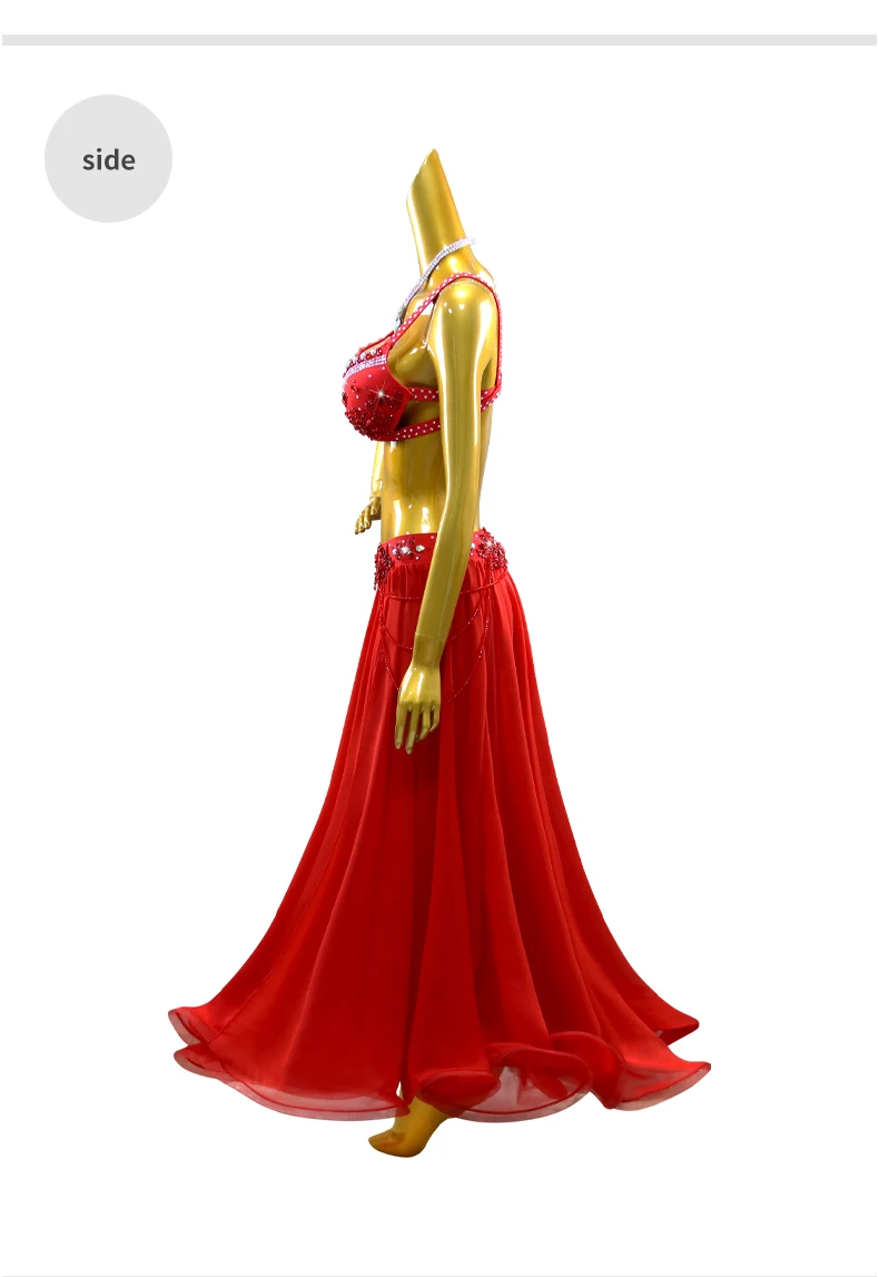 Orientalische Tanzkleidung Baladi-Kleid Bauchtanzkostüme Mädchen Bauchtanzkleidung 2026 Damen Übungskleidung Karneval Lektionsanzug – Detail 9