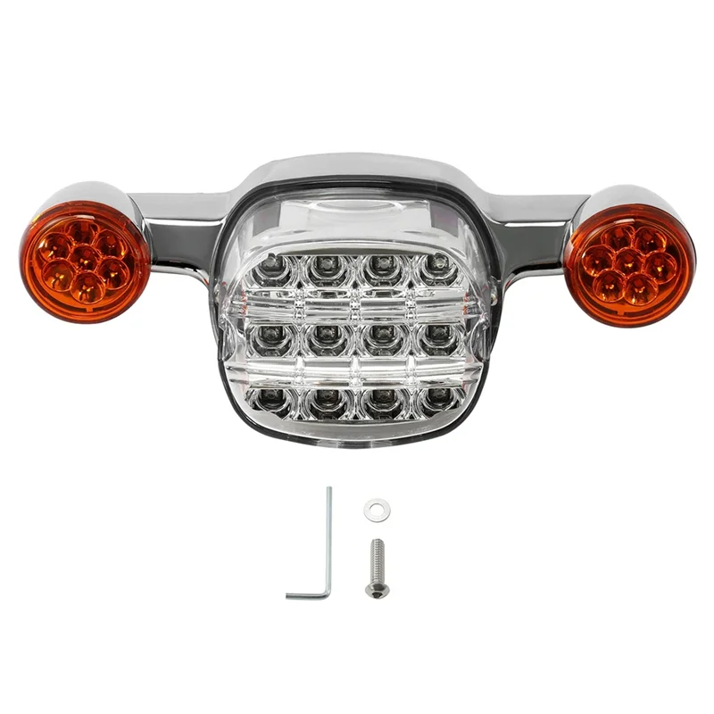 

Светодиодный задний фонарь указателя поворота для Low Rider FXLR 2018-2020, мотоциклетный фонарь для S 2020-2025 Silver-A65M
