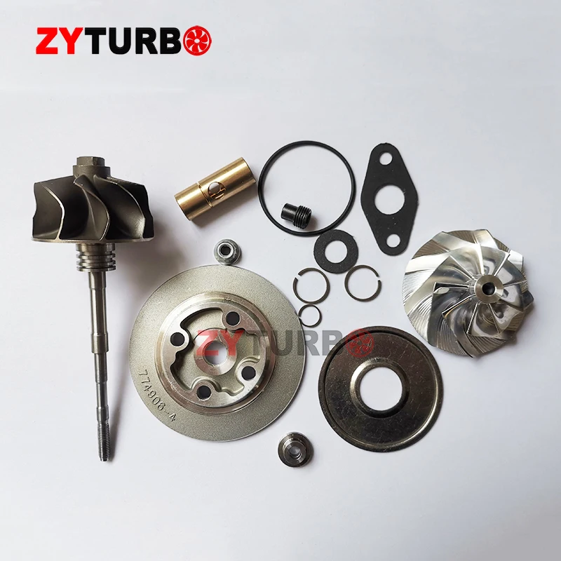 Billet Wheel Turbo Repair Kit GTD2056VZK 822182 Turbo Rotor Shaft and Wheel for Ford Ranger T7 Everest 3.2 200 HP Duratorq Euro view 6