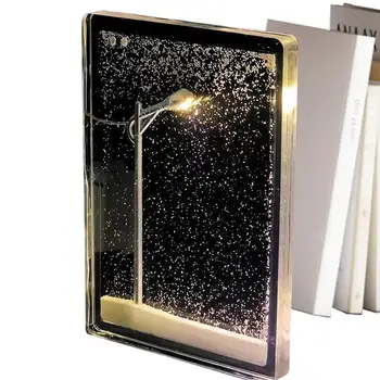 クリスマスの常夜灯,雪の街路灯,雪片,手作りの素材キット,クリスマスライトの装飾,パーティーアクセサリー