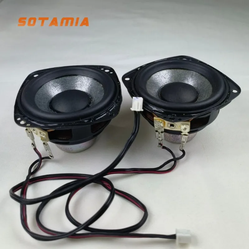 

SOTAMIA 2 шт. 2,75-дюймовый аудиодинамик 8 Ом 18 Вт 25-ядерный слюдяной бассейн с длинным ходом звук музыка HIFI громкоговоритель DIY Bluetooth динамик