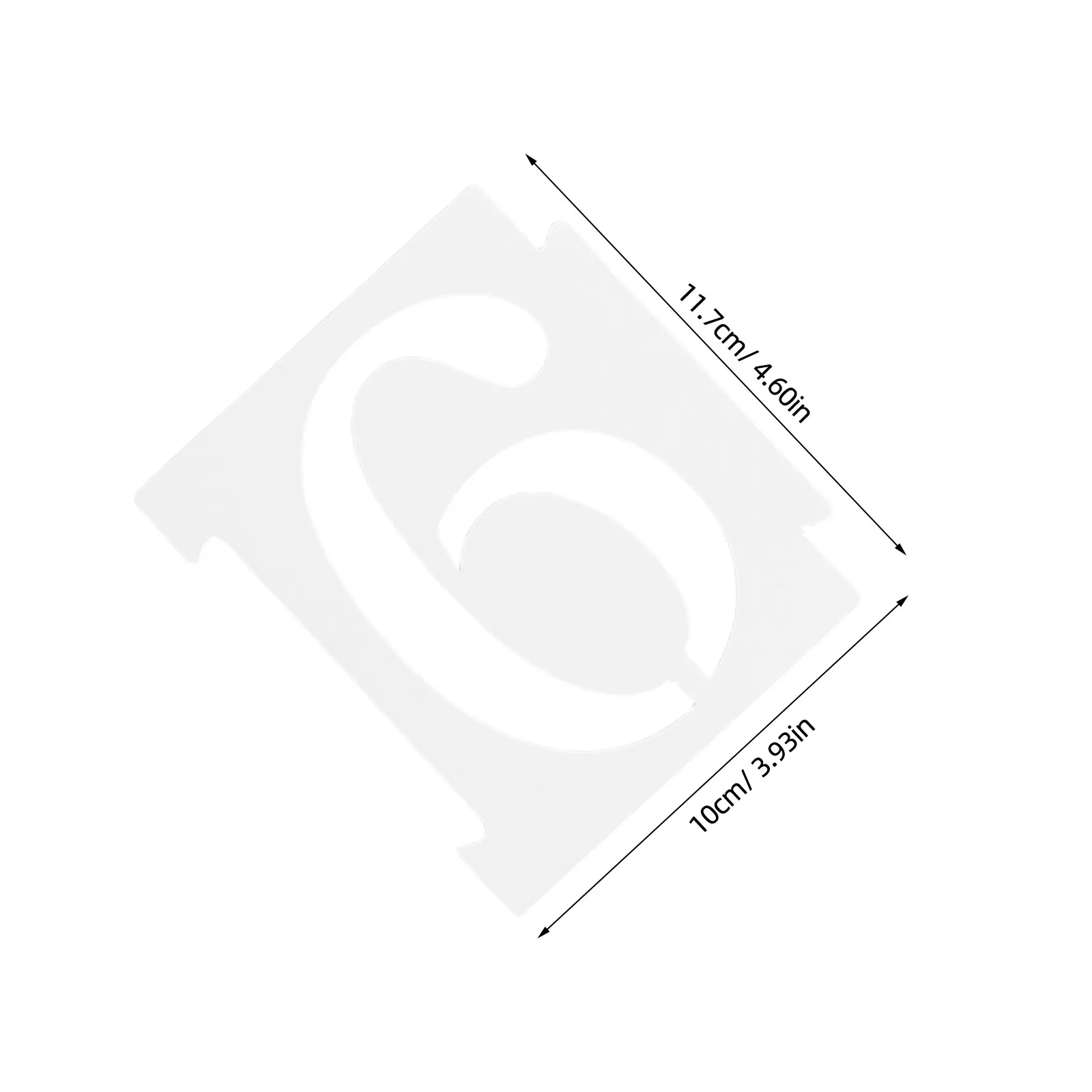 20Pcs Plastic Number Stencils Set Reusable Spray Paint Stencil Kit for House Address Curb Mailbox Sidewalk Wall Fabric