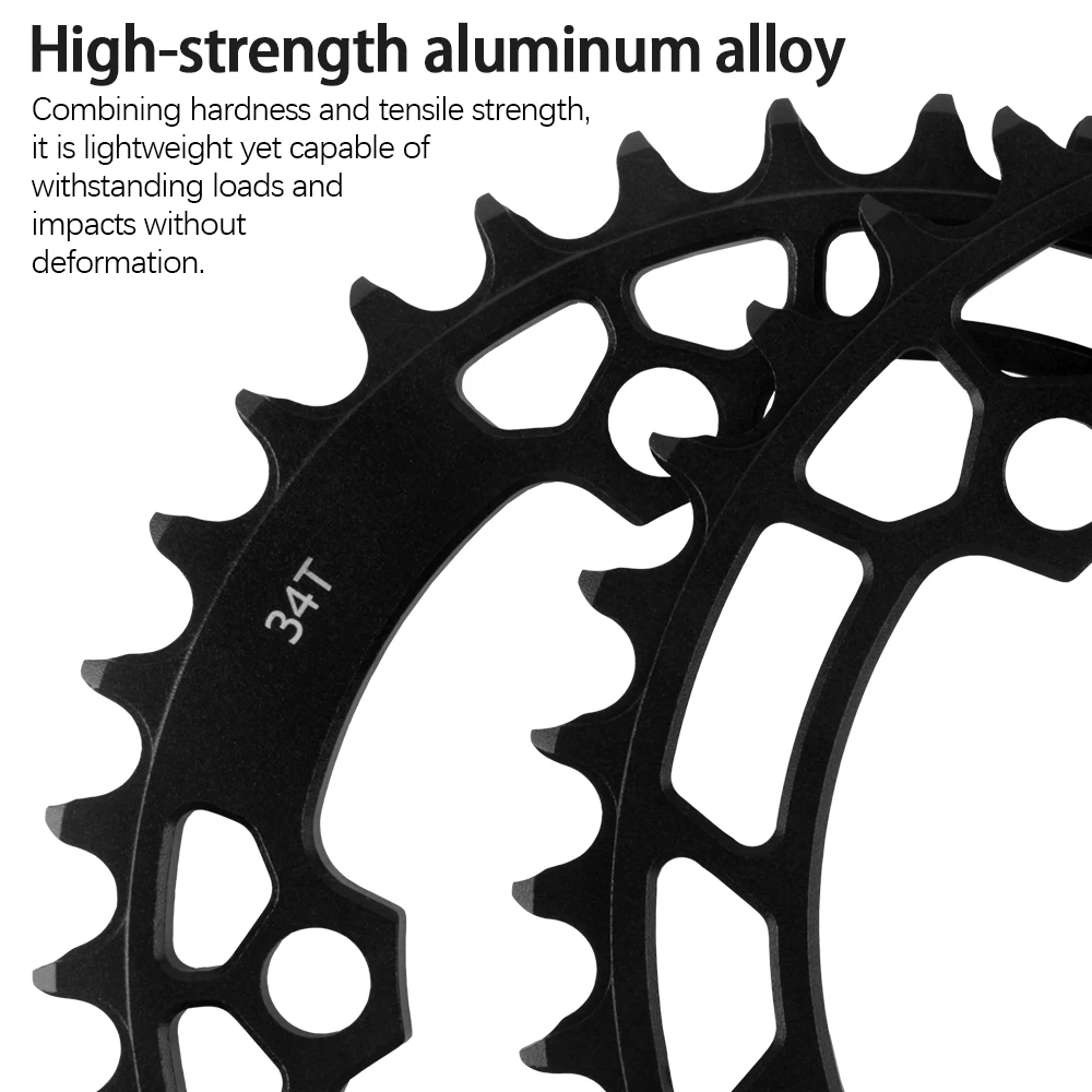 WUZEI 96BCD MTB Chainring 32T 34T 36T 38T 40T Mountain Bicycle Chainwheel BCD 96 Bike Crown for Shimano MT510 M5100 U6000 M7000 view 2