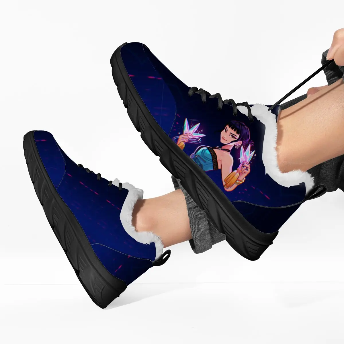 Модная повседневная спортивная обувь с низким берцем и круглым носком для пар, модная повседневная спортивная обувь с принтом виртуальных персонажей