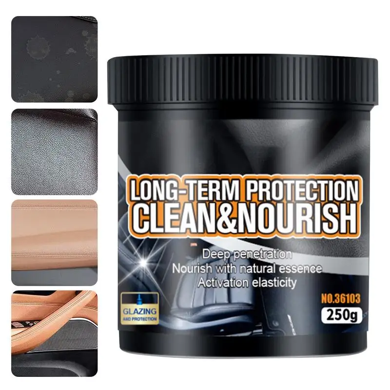 For All Leather Restorer For Couches Leather Cleaner For Car Interior 250g Leather Moisturizer Furniture Restore Cream For Car