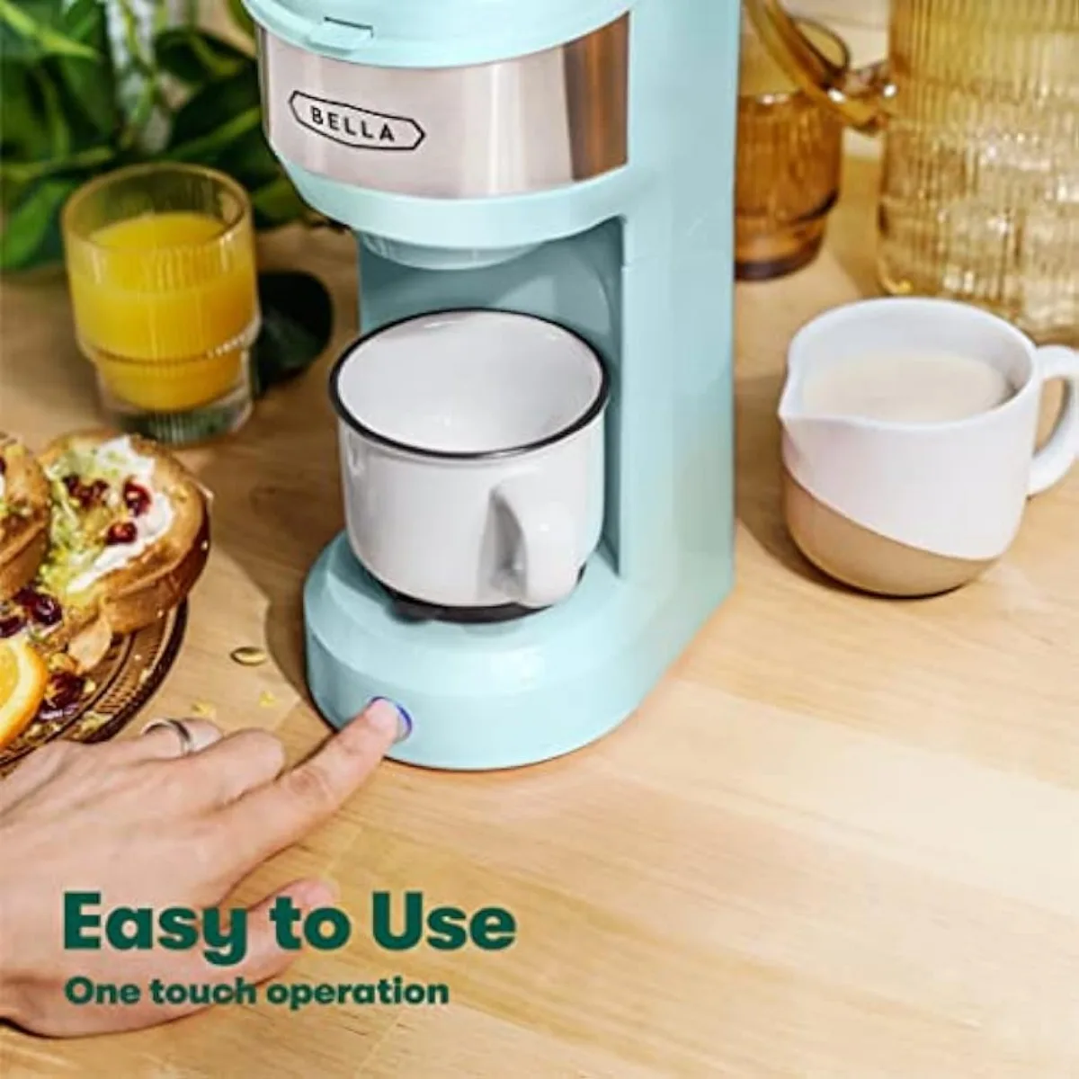 Cafetera de servicio individual Dual Brew, taza K Compatible con cesta de café molido y adaptador-apagado automático sin preocupaciones | EE. UU. | Nuevo