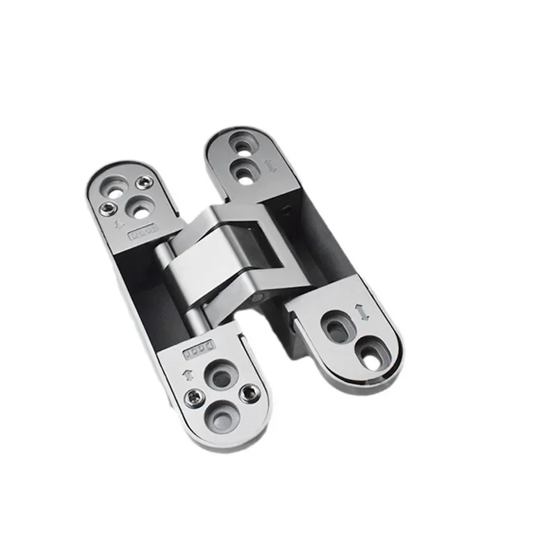 H hinge 304 stainless steel two-dimensional adjustable dark hinge armored door copper door concealed type