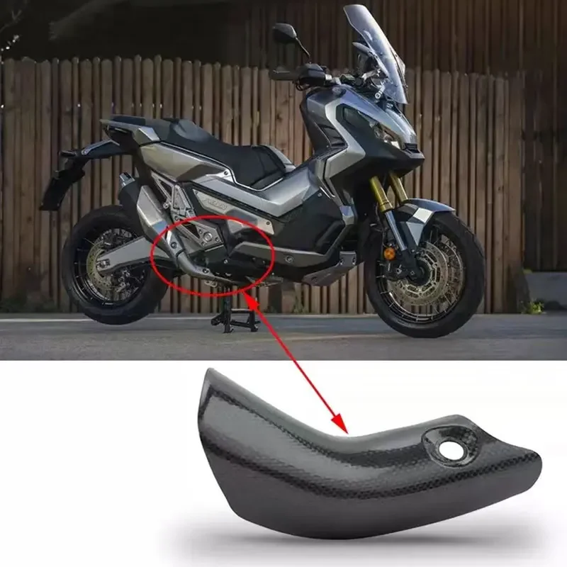 For Honda XADV 750 2017 -2021 Motorcycle Exhaust Muffler Shield Guard Protection Cover Escape Anti ScaldingBoard Fairing Slip On