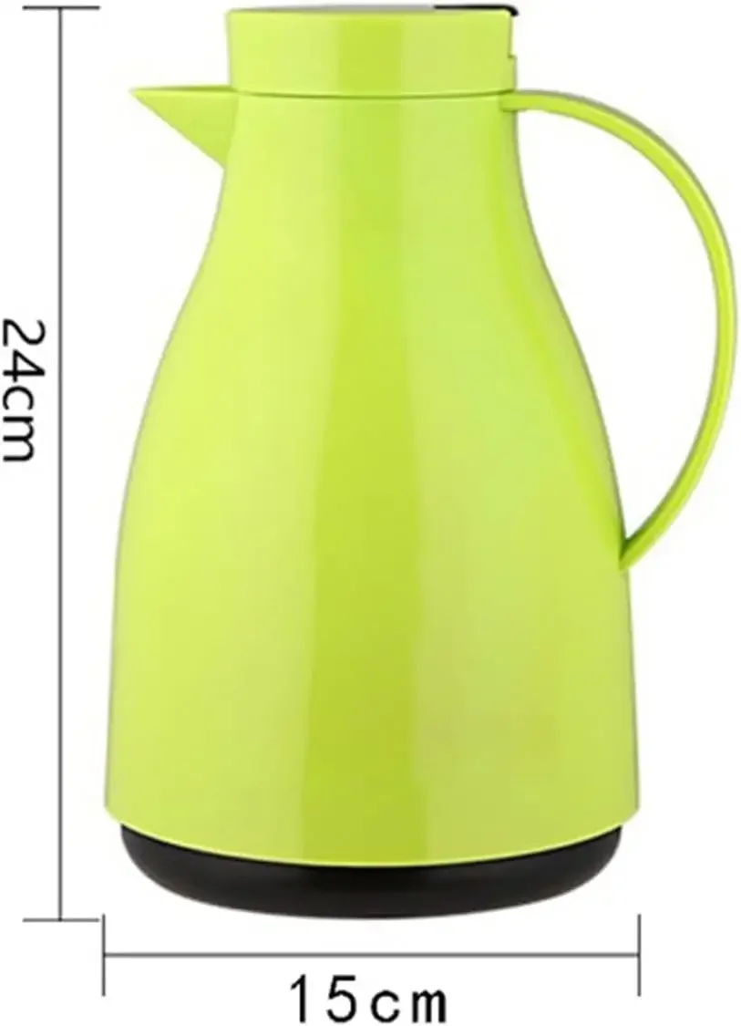 Hot Water Kettle Electric 1000ml Double Wall Glass Vacuum Thermal Flask Kettle Coffee Tea Hot Water Bottle Home Office Insulated