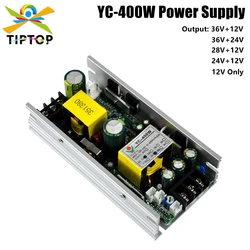 TIPTO-fuente de alimentación de luz de cabeza móvil, dispositivo Sharpy Beam, 400W, 5R, 7R, 9R, con PFC, voltaje de salida de 12V/24V/28V/36V
