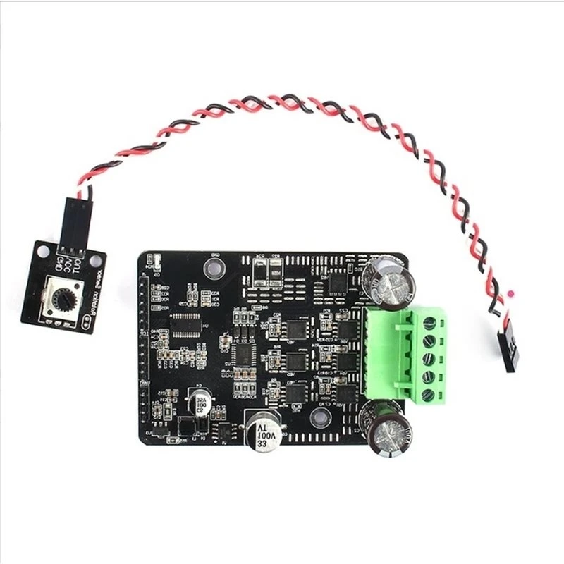 T23C Three Phase BLDC DC Brushless Motor Controller DC 6-80V PWM High Power 1600W Motor Driver Board Motor Regulator