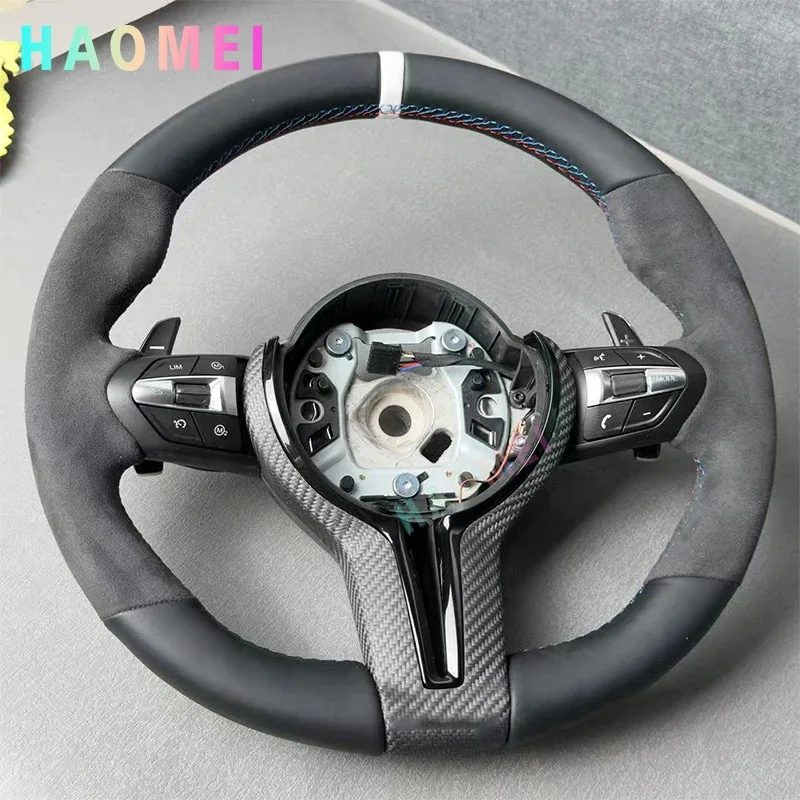 

Улучшенный комплект рулевого колеса из натуральной кожи и полузамши для BMW F01 F07 F10 F11 F15 F16 F20 F22 F30