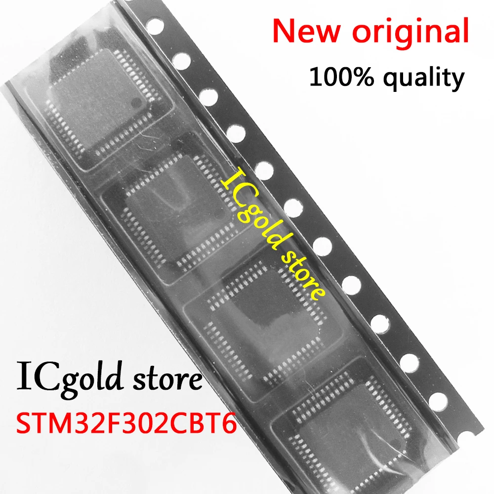 10pcs STM32F302CBT6 STM32F302C8T6 STM32F301C8T6 STM32F302CCT6 STM32F302R8T6 STM32F302RBT6 STM32F302RCT6 STM32F302RET6