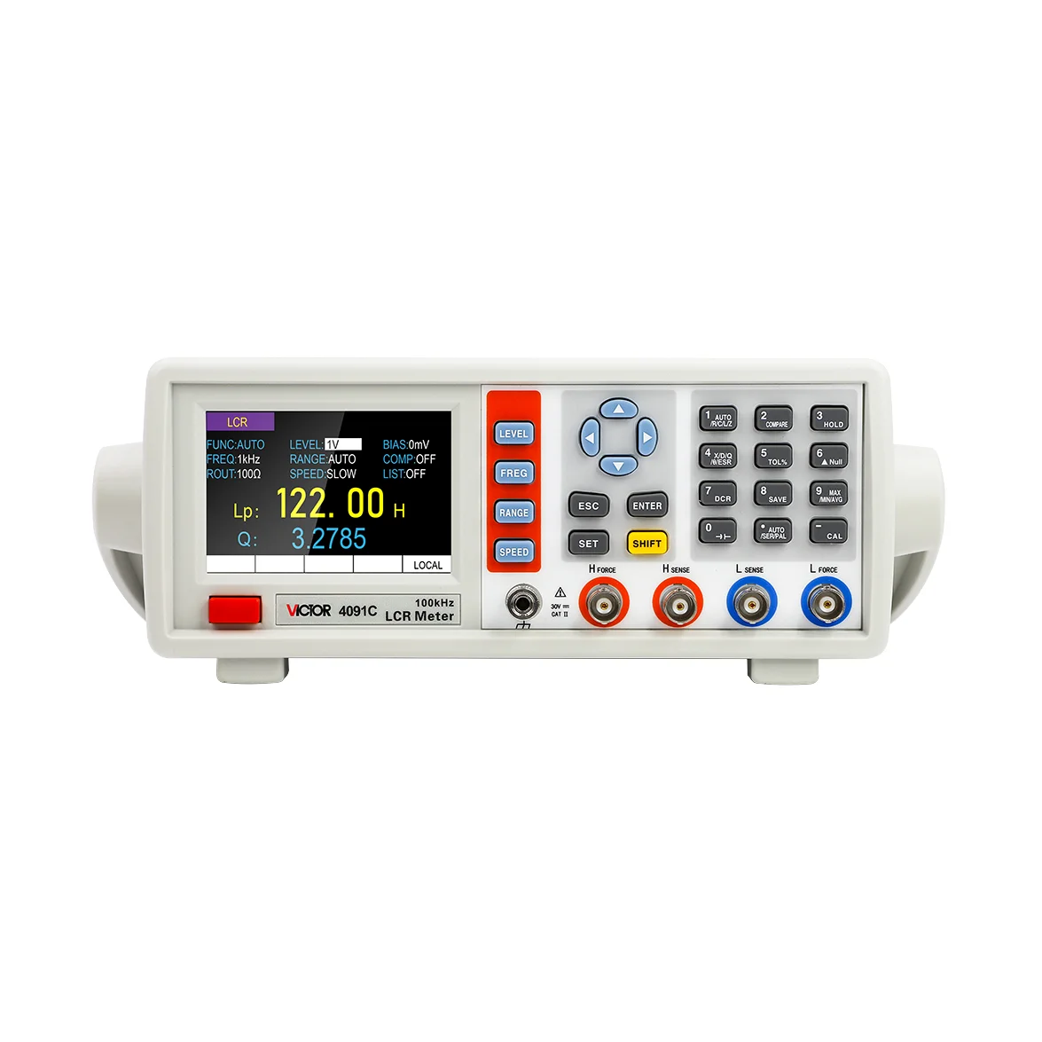 

4091C RuoShui 10Hz to 100kHz Continual Frequency BenchTop 0.2% Accuracy LCR Meter LCR Bridge LCR Meter