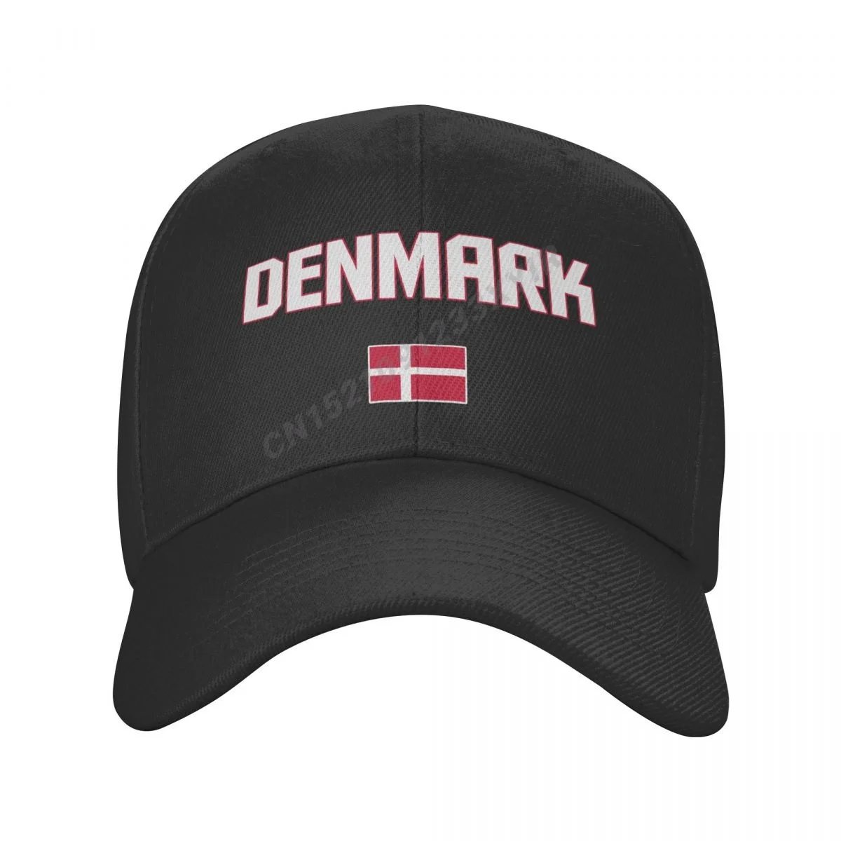 Baseball Cap Denmark Flag Wild Sun Shade Peaked Adjustable Caps for Men Women Print