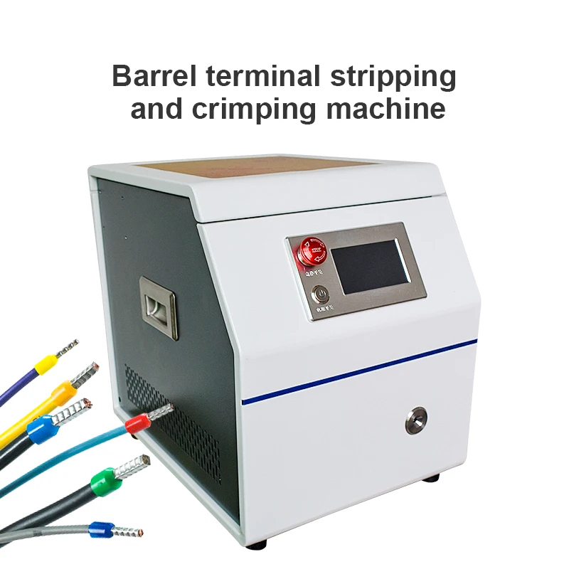 Automatic Stripping And Crimping Machine,For Tubular Terminal For Bvr Wire 0.5/0.75/1.0/1.5/2.5/4.0 Square Stripping Crimper