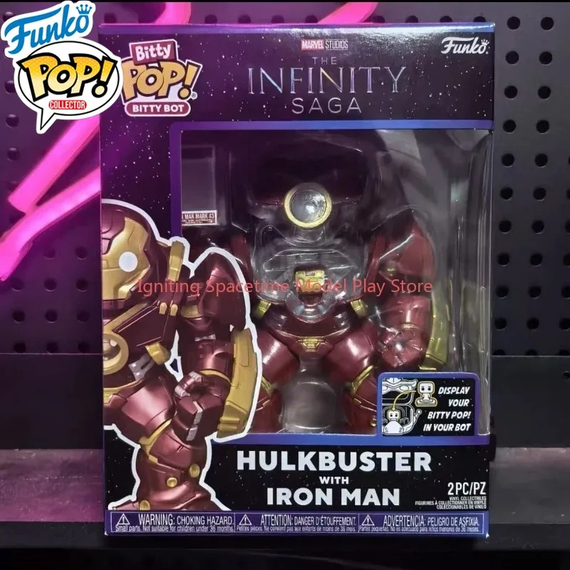 funko-pop-bitty-bot-marvel-the-infinity-saga-hulkbuster-with-mini-iron-man-2-pack-avengers-age-of-ultron-mk44-armor-display-toy
