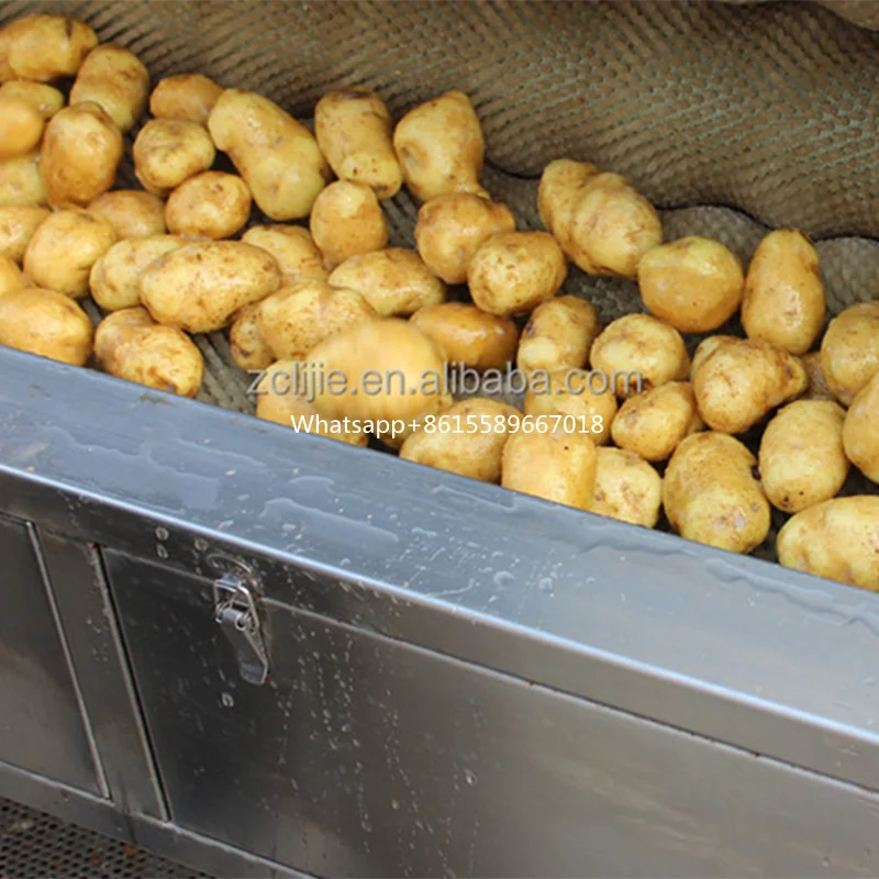 Hot sale cassava potato washing and sweet potato peeling machine